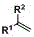 Substrate scope showing various aryl olefins compatible with the diboronation reaction