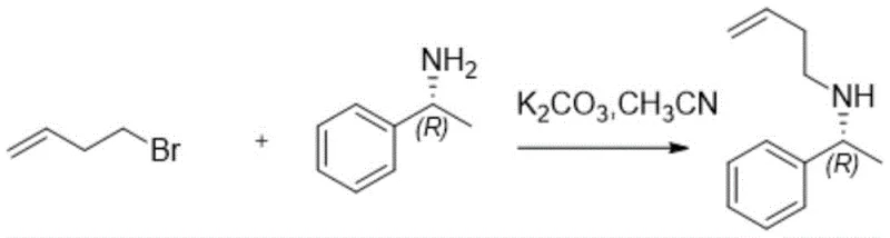 Reaction scheme for the synthesis of diene precursor Formula 1