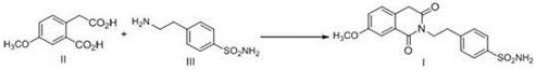 Novel sealed solvent cyclization route for high purity intermediate