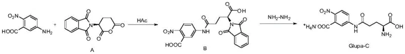 Reaction scheme of conventional method using toxic tri-n-butylamine