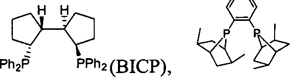 Collection of conventional C2 symmetric chiral phosphine ligands like DIOP and DuPHOS