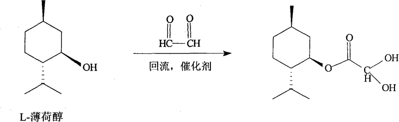 Synthesis of Glyoxylic acid menthol ester (CME-I) from L-Menthol and Glyoxylic acid