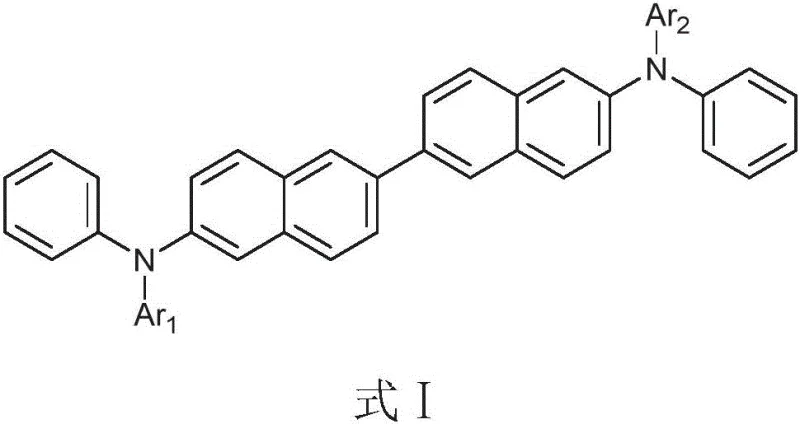 General chemical structure of the high-performance hole transport material featuring a binaphthyl core