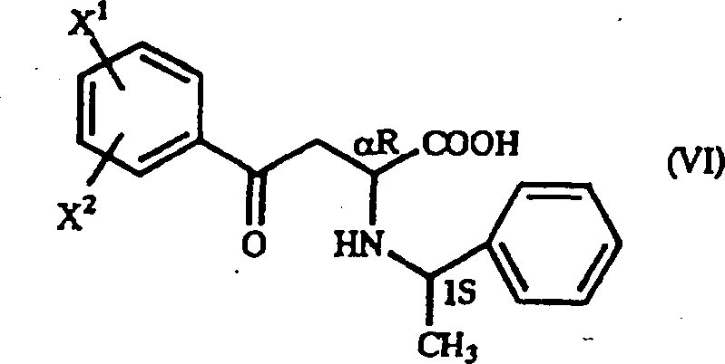 Chemical structure of (alpha R, 1S) gamma-oxo-homophenylalanine derivative
