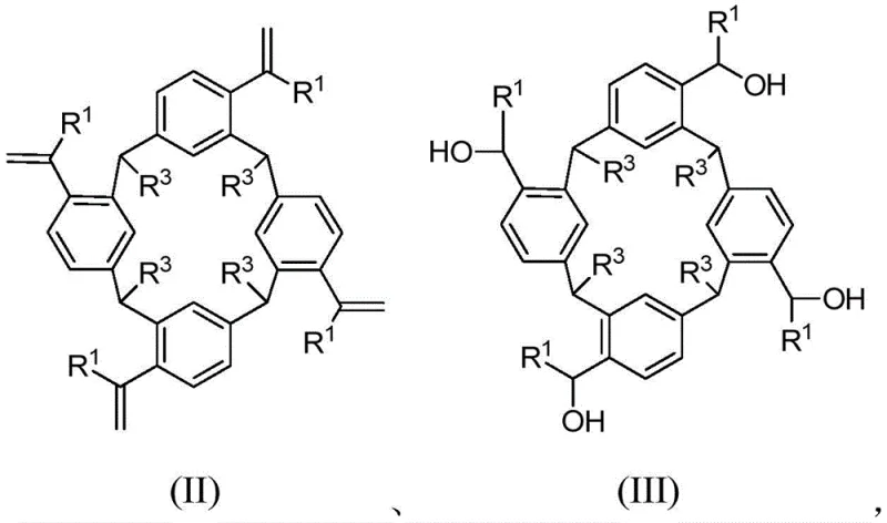 General synthesis route showing intramolecular Friedel-Crafts alkylation of formula II or III to form formula I