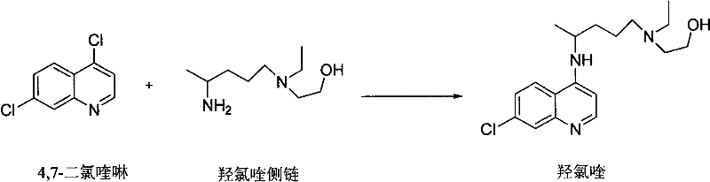 Novel streamlined reaction scheme showing direct condensation and salt formation