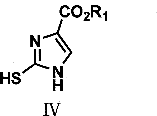 Structure of Thiol-substituted Imidazole intermediate Formula IV