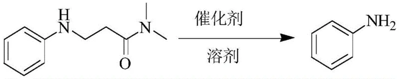 Deprotection reaction scheme showing thermal cleavage of the C-N bond to recover free amine