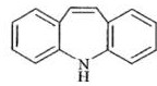 Chemical structure of Iminostilbene showing the dibenzazepine core