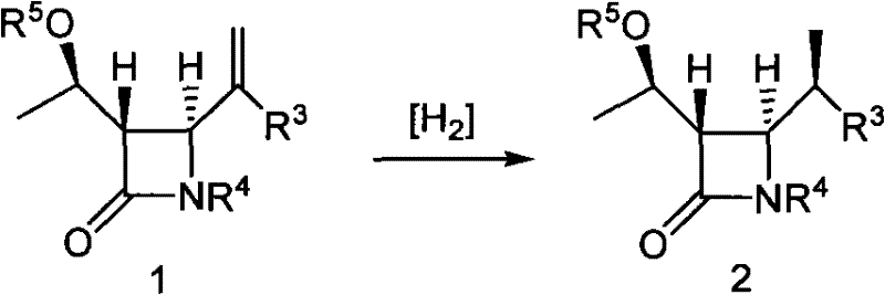 Conventional asymmetric hydrogenation route for 4-BMA synthesis