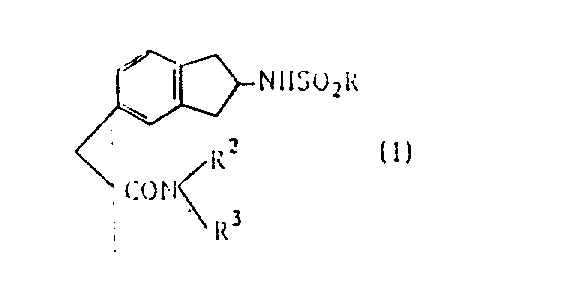General Formula I of the novel indane derivatives with TxA2 antagonistic activity