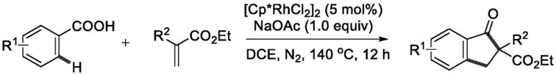 Specific reaction conditions and substrate scope for Examples 1-9 showing high yields