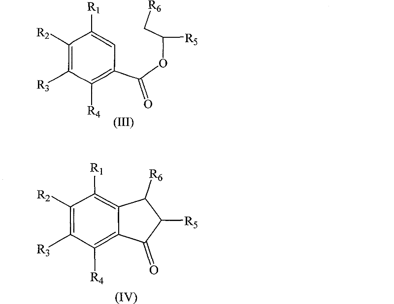 Novel direct cyclization of substituted benzoates to indanones using Lewis acid and polyphosphoric acid