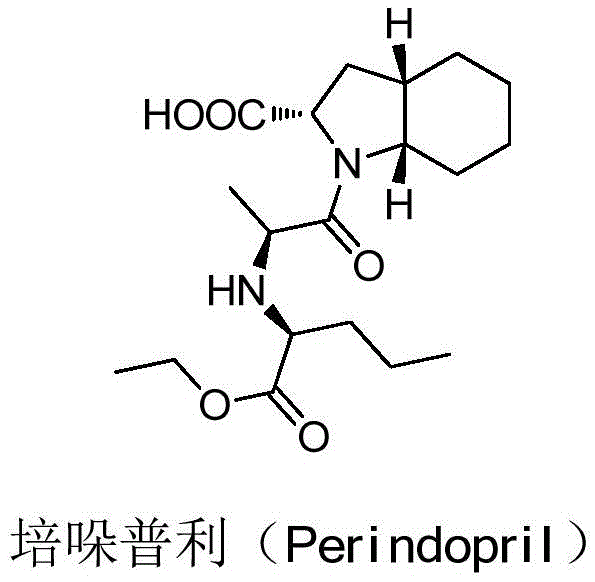 Chemical structure of Perindopril, the target ACE inhibitor synthesized using S-indoline-2-carboxylic acid