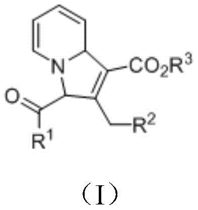 General structure of Indolizine derivative (Formula I)
