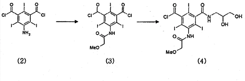 Reaction Scheme 6 detailing the formation of the mono-amide chloride intermediate in Step 1