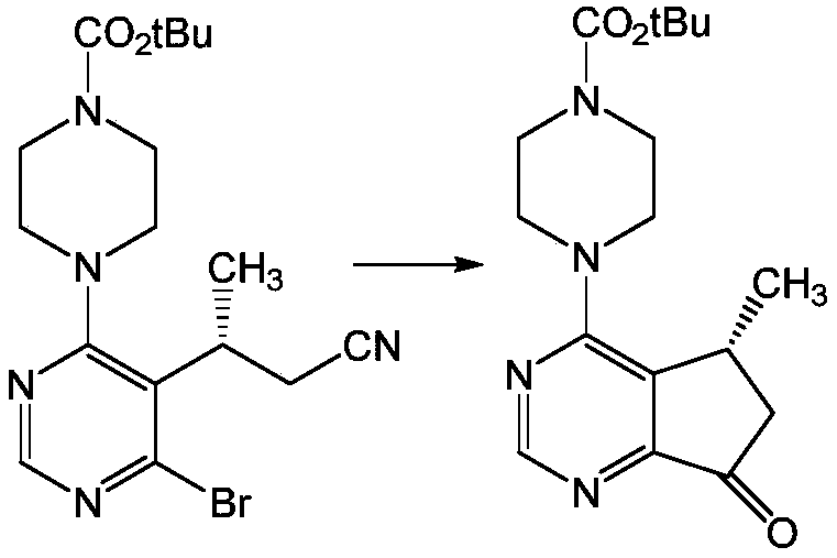 Grignard cyclization mechanism forming the cyclopentyl ring