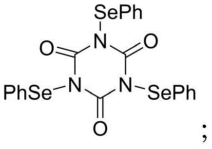 Chemical structure of N,N,N-triphenylselenoisocyanurate (TPSCA) reagent