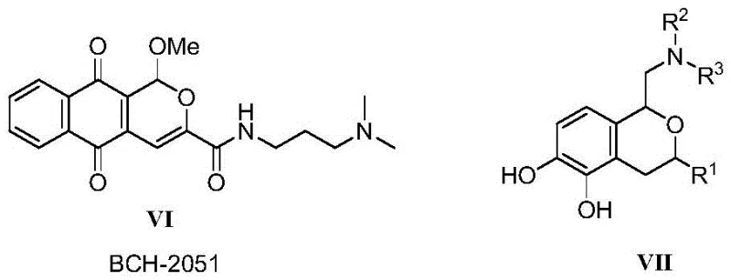 General chemical structure of Formula A showing the core isochromene scaffold with variable substituents