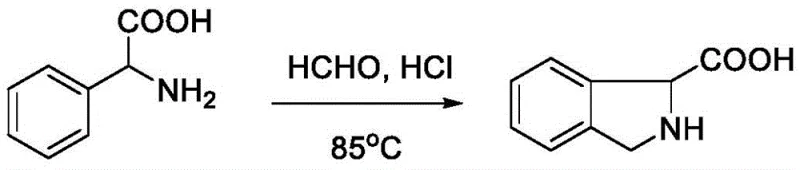 Specific example of isoindoline-1-carboxylic acid synthesis with high yield