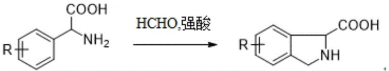 Novel one-step cyclization route from phenylglycine to isoindoline derivative