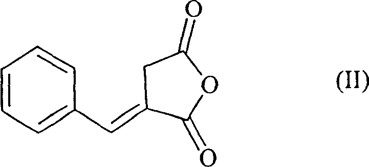 Chemical structure of Formula (II), the anhydride coupling partner used in downstream synthesis