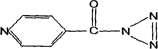 Chemical structure of Isonicotinoyl azide showing the pyridine ring and azide functional group