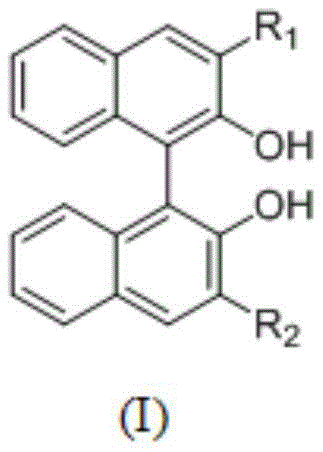 General Formula I of the binaphthol skeleton ligand showing variable R groups