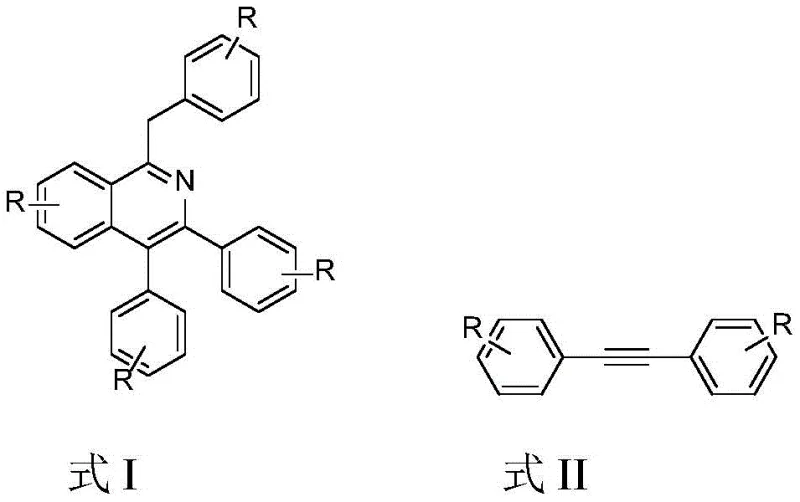 General reaction scheme for Rh-catalyzed synthesis of polysubstituted isoquinoline derivatives from diaryl alkynes and hydroxylamine