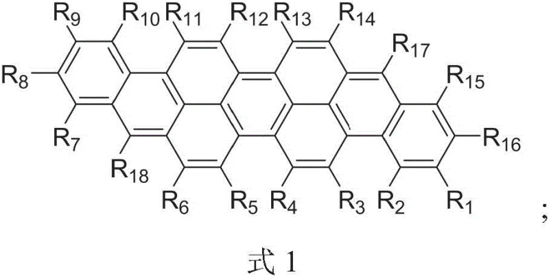General structural formula of isoviolanthrene derivatives showing multiple substitution sites for property tuning