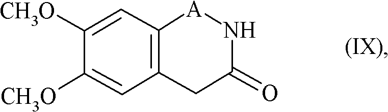 Chemical structure of Formula IX, the benzazepinone core reactant