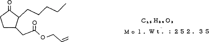 Synthesis of allyl dihydrojasmonate via transesterification showing the core reaction pathway
