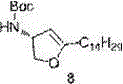 Chemical structure of the key furan ring intermediate Formula 8 synthesized via silver nitrate catalysis