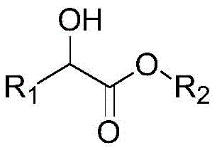 General reaction scheme showing the selective oxidation of alpha-hydroxy esters to alpha-keto esters using molecular oxygen and a vanadium-based catalyst