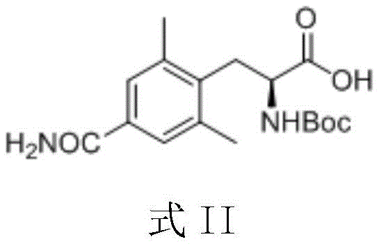 Structure of the key L-alanine derivative intermediate (Formula II) used in Eluxadoline synthesis