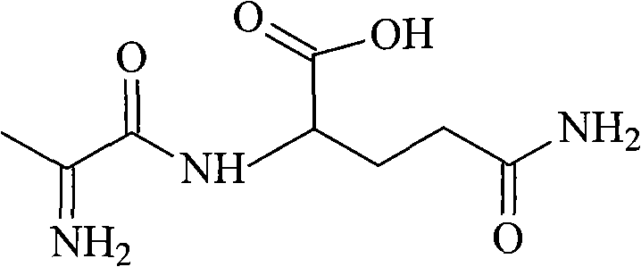 Chemical Structure of L-alanyl-L-glutamine Target Molecule