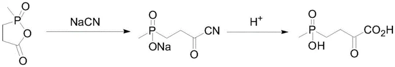 Conventional synthesis route using toxic cyanide reagents highlighting safety hazards