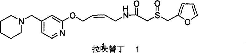 Overview of the new aminolysis route converting Formula 2 to Formula 5 and then to Formula 3