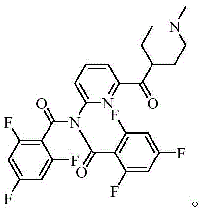 Structure of diacylated impurity avoided by the new synthetic method