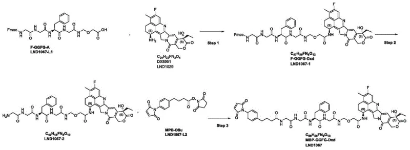 Novel synthetic route for LND1067 bypassing low-yield intermediates