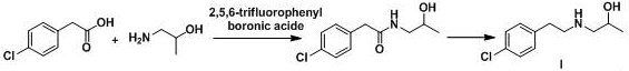 Conventional synthesis route using expensive boronic acid and toxic borane