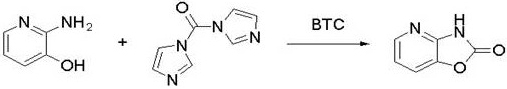 Three-step novel synthesis route for 2-amino-5-bromo-3-hydroxypyridine involving ring closure, photocatalytic bromination, and hydrolysis