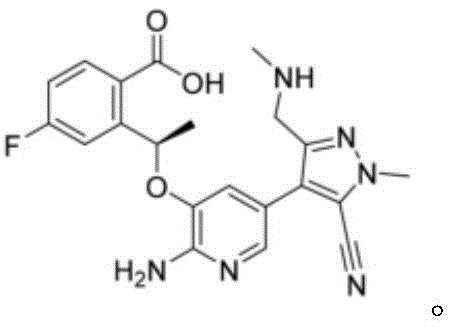 Chemical structure of Compound A, the key precursor for Lorlatinib macrocyclization