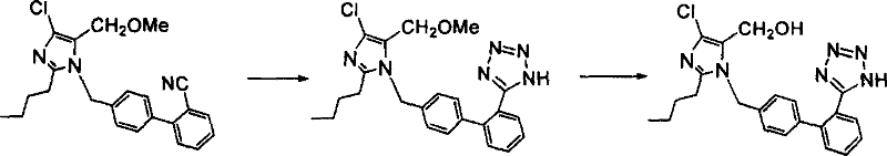 Conventional synthesis route showing hydroxyl protection and deprotection steps