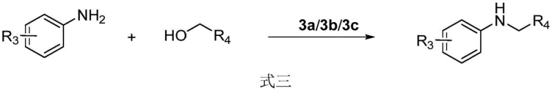 General reaction scheme for C-N bond formation via alcohol alkylation using the manganese catalyst