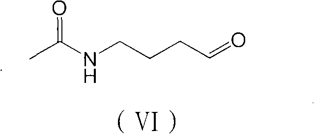 Oxidation of 4-acetylamino butanol to N-acetyl butyraldehyde
