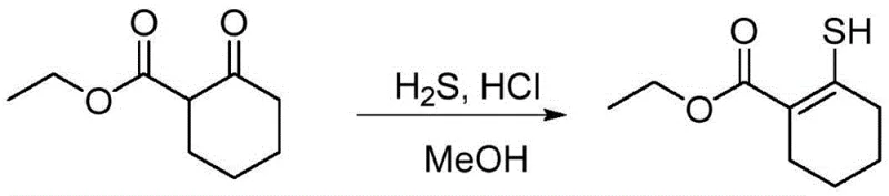Conventional synthesis route using toxic H2S and HCl gas