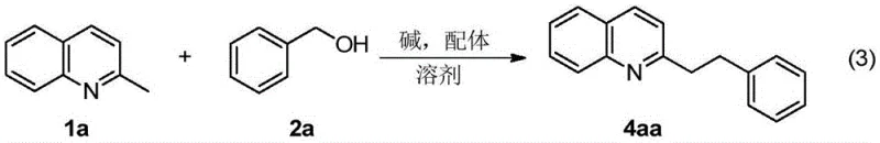 Temperature dependent selectivity showing formation of alkylated product 4aa at higher temperatures
