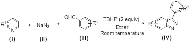 Substrate scope showing diverse 3-phenyl-[1,2,4]triazolo[4,3-a]pyridine derivatives (4a-4i) synthesized via the metal-free method