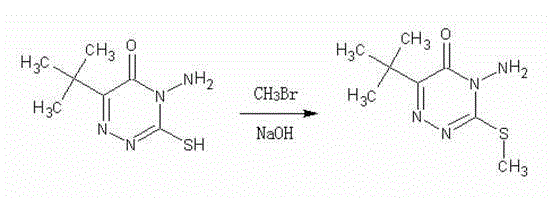 Reaction equation for the conventional monobromethane methylation method